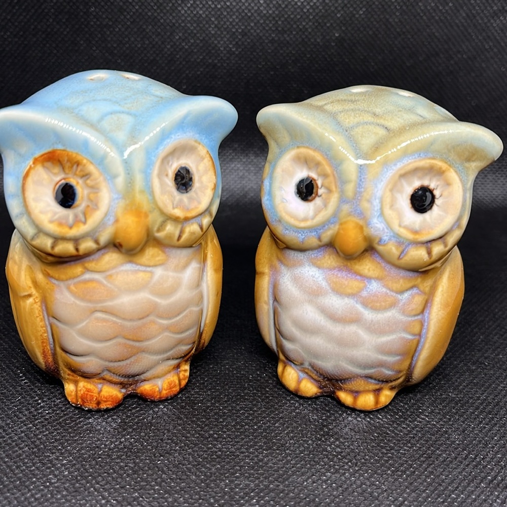 Owl salt and pepper shakers - Picture 3 of 8